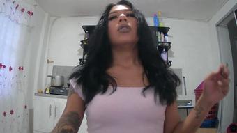 smoking in my house and doing mischief (Lola bbunny)