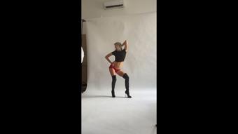 BTS solo in high leather boots (Gina Gerson Real)