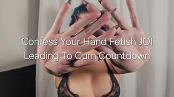 Confess Your Hand Fetish JOI Leading To A Cum Countdown - January 03, 2025 (Freya Reign)