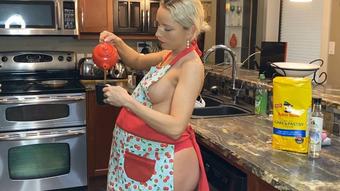 Pregnant and Horny in the Kitchen JOE - March 31, 2020 (Taboo Girl)