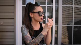 Smoking Outside 8 (Dani Lynn)