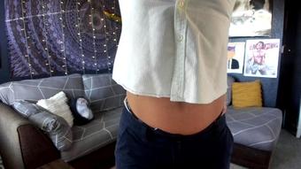 Belly Button Teasing (LauranVickers)