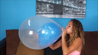 Cherri's Clear Blow to Pop (Custom Fetish)
