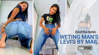 WETTING MANS LEVIS BY MAIL (zuleyka basil)