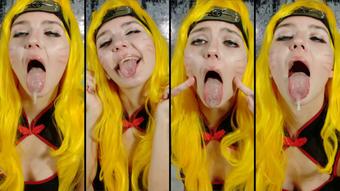 Naruto cosplay Ahegao-face - Mar 18, 2020 (Lil cosplay slut)