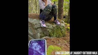 Orgasm on a Nature Walk (LunaLuxCosplay)