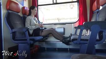 Wet Kelly Voyeur In The Train (Wet Kelly)