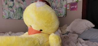 Anya Ivanovna Practicing Scissorholds On Plushie (Anya Ivanovna)