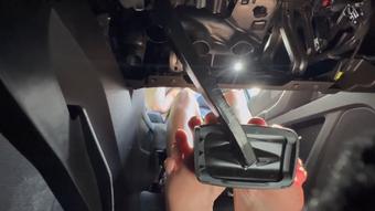 Pedal Pumping camera behind pedals (Drea_xoxo)