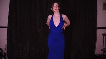 Posh British Exotic Dancer Burlesque BTS (LongHairLuna)