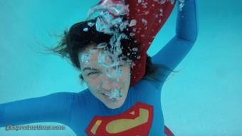 Megan Jones - Sexy Superheroine Swimming (Ginary)