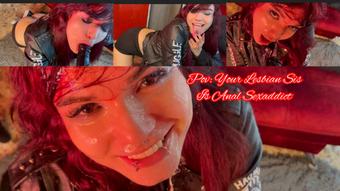 Pov: Your Lesbian Sis is Anal addict (KimmyVampire)