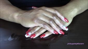 Josie4Yourpleasure Oiling My Hands Valentines Day Nails (Josie4yourpleasure)