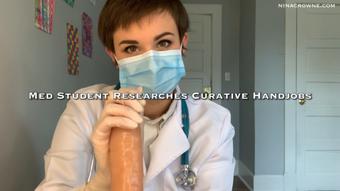 Med Student Researches Curative Handjobs (Nina Crowne)