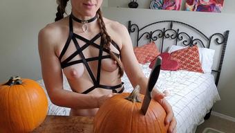 Hang Out and Carve Pumpkins With Me (Hazel Simone)