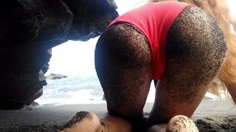 Barefoot, Sexy Bikini Tease At Beach - August 19, 2018 (Heather Carolin)
