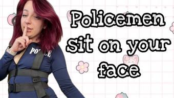 ROLEPLAY POLICE OFFICER SIT ON YOUR FACE (cutielanalova)