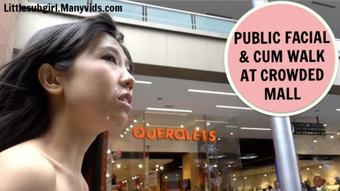 Littlesubgirl Public Facial Amp Cum Walk At Crowded Mall (littlesubgirl)