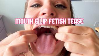 Mouth & Lip Fetish Tease (Nina Crowne)