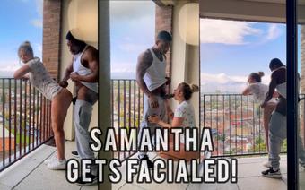 London Balcony Facial with Samantha (OnlyMikeWilliams)