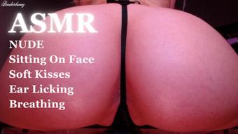 Girlfriend Sits On Your Face ASMR Soft Kisses and Ear Licks (boudoirbunny)