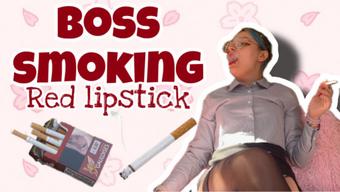 RED LIPS SMOKING (cutielanalova)