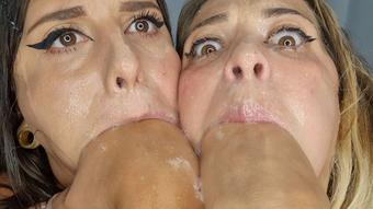 fuck with gag on each other spitty hands (WondersGirlsX)