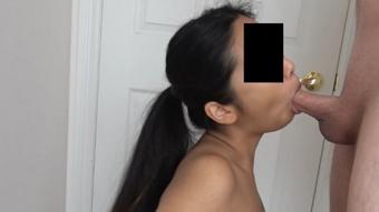 Asian girl sucks and swallows huge load - July 23, 2021 (hayleyxyz)