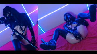Gantz: Reika Shimohira Masturbation (Black Kitsune)