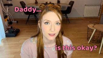 Daddy's girl tries to please you (Evelyn Jade)