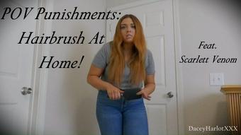 POV Punishments: Hairbrush At Home - September 03, 2021 (TheHarlotHouse)