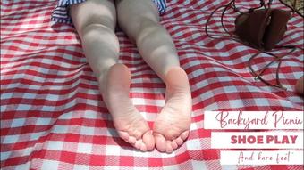 Backyard Picnic - Shoe Play & Bare Feet - June 26, 2022 (TheTinyFeetTreat)