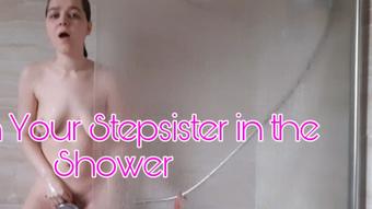Watching Teen Stepsister in the Shower (EveYourApple)