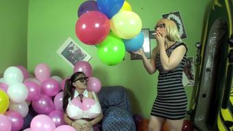 Mom /Daughter Balloons Massacre HD - May 29, 2018 (Galas Looner)
