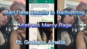 Bad Date Results In Ball Busting (Blazed Brat)