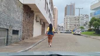 MICRO SKIRT NO UNDERWEAR WALKING AROUND (K3X PRODUCTIONS)