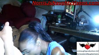 Ebony maid sucks white dick good (nmjnaughtyvixens)
