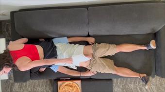 Ama Rio Face Sitting All Over Delivery Driver Aerial View - August 02, 2024 (Island Boy Vids)