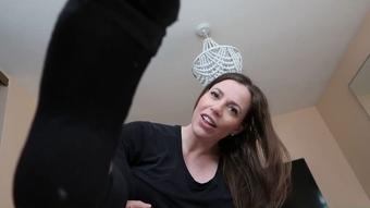 Caught Sniffing my Socks (yogabella)