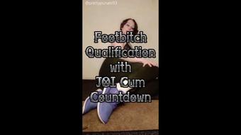 Footbitch Qualification with JOI Cum Countdown (Lizzymaestro)