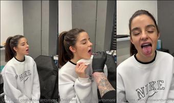 jesswantsmore 04 12 2022 2705947835 today i got my tongue pierced. do you like it (jesswantsmore)