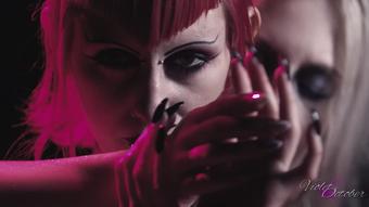Sensual Girl Girl Vampire BloodShower (VioletOctober)