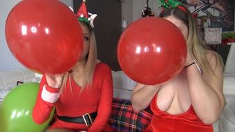 CHRISTMAS BALLOON SWAPPING - December 25, 2022 (RoxieRaeFetish)
