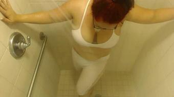 White Out in Shower - April 04, 2017 (paypeaches)