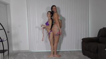Vanessa & Ama: Size Comparison (Alexis Rain)