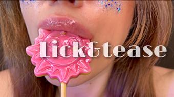 Tongue & lolli lick and tease (Babyheavanian)