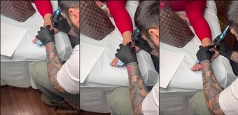 itsnese 04 03 2022 2382718980 new tattoo on my foot clip of me getting tatted (itsnese)