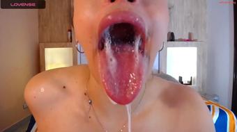 Tongue-Licking Dildo Bliss: Saliva-Soaked Seduction (Melted_Chocolate)