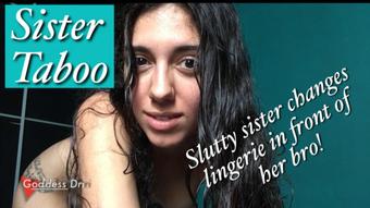 Slutty sister wants brother's opinion (GoddessDri)