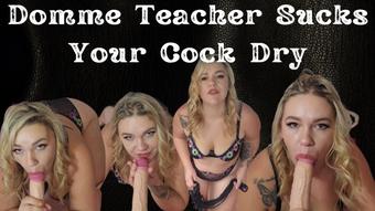 Domme Teacher Sucks Your Cock Dry - April 26, 2023 (MILF Nikki Lynn)
